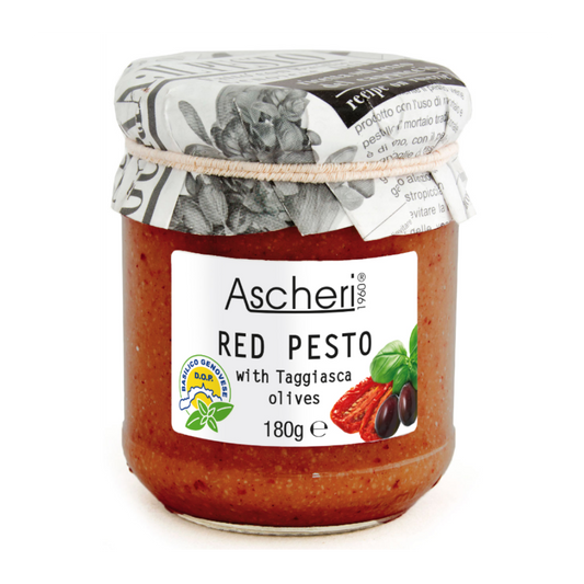 Ascheri Red Pesto With Taggiasca Olives 180g