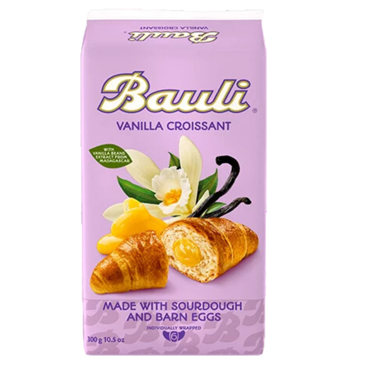 Bauli Vanilla Custard Croissants x 6