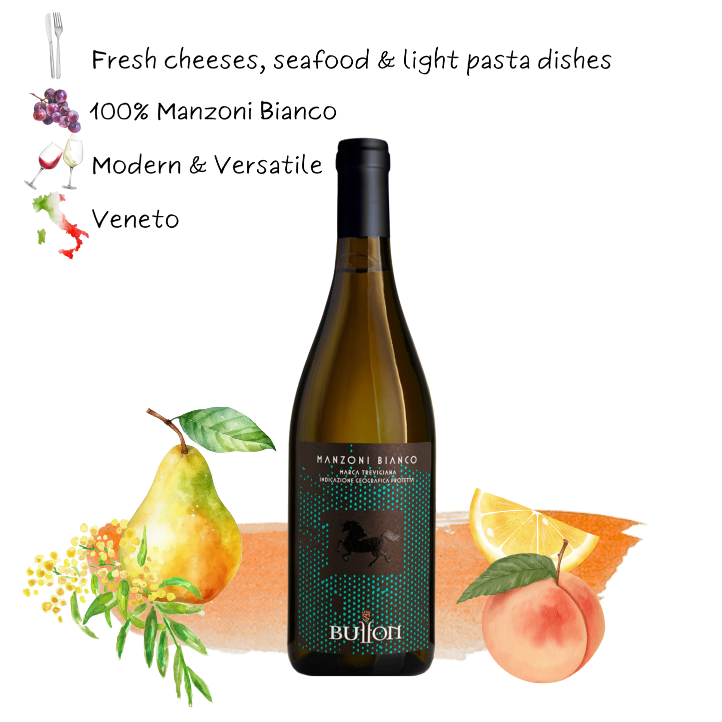 2024 Buffon Manzoni Bianco I.G.P. Marca Trevigiana
