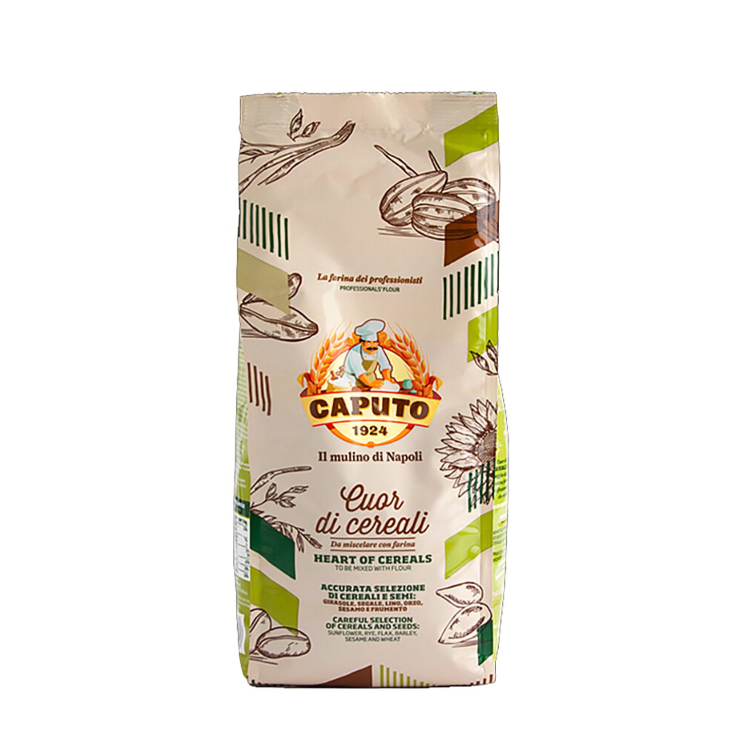 Caputo Cuor di Cereali Flour 1kg Italian cereals and seeds flour blend