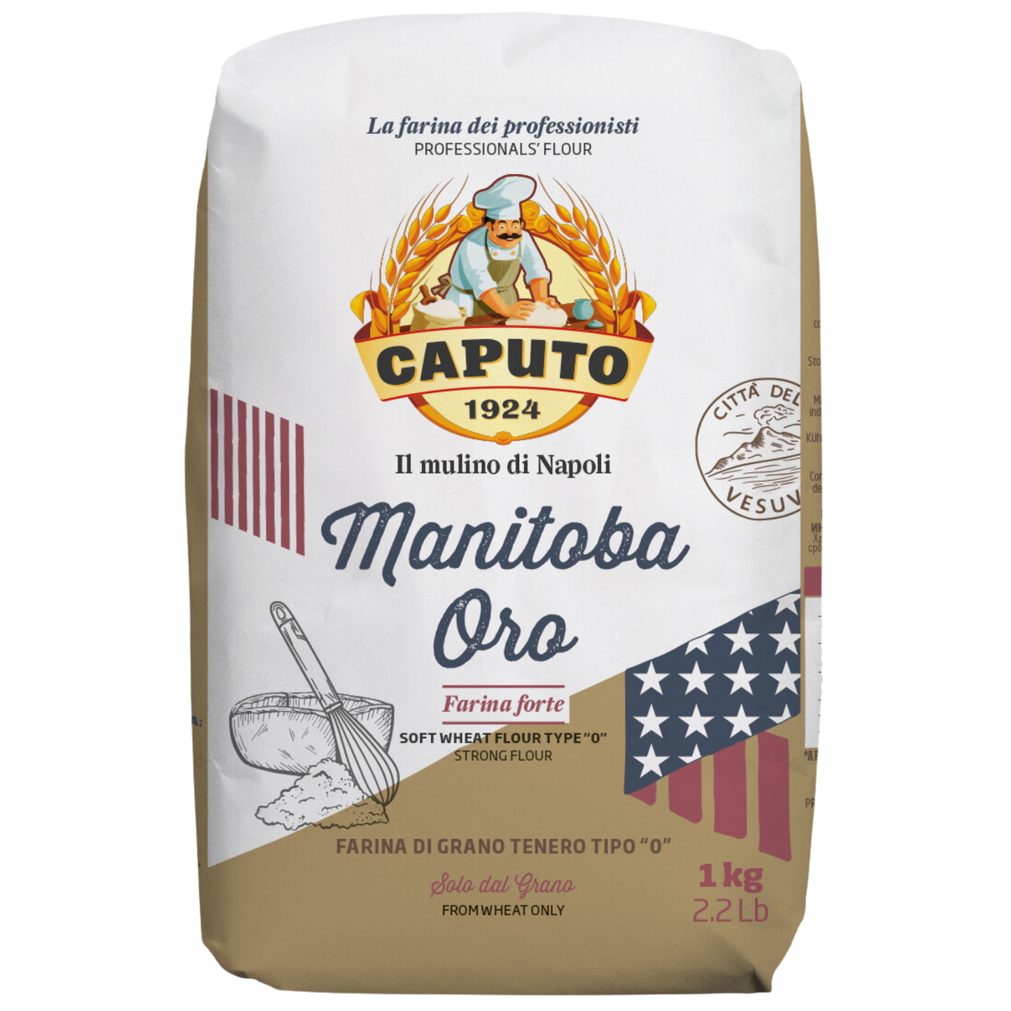Caputo Manitoba Oro 0 Flour 1kg (Bread & Pastries)