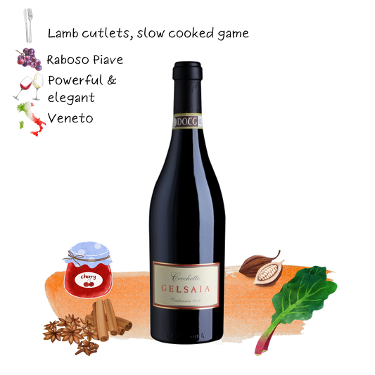 2016 Cecchetto GELSAIA Piave Malanotte D.O.C.G.