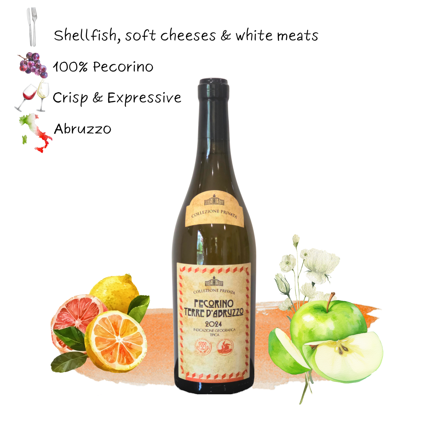 2024 Collezione Privata Pecorino I.G.T. Terre d’Abruzzo