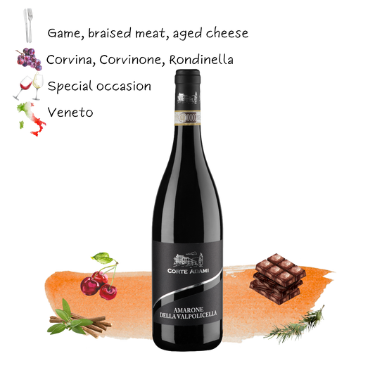 2019 Corte Adami Amarone Della Valpolicella D.O.C.G. Magnum Wooden Gift Box