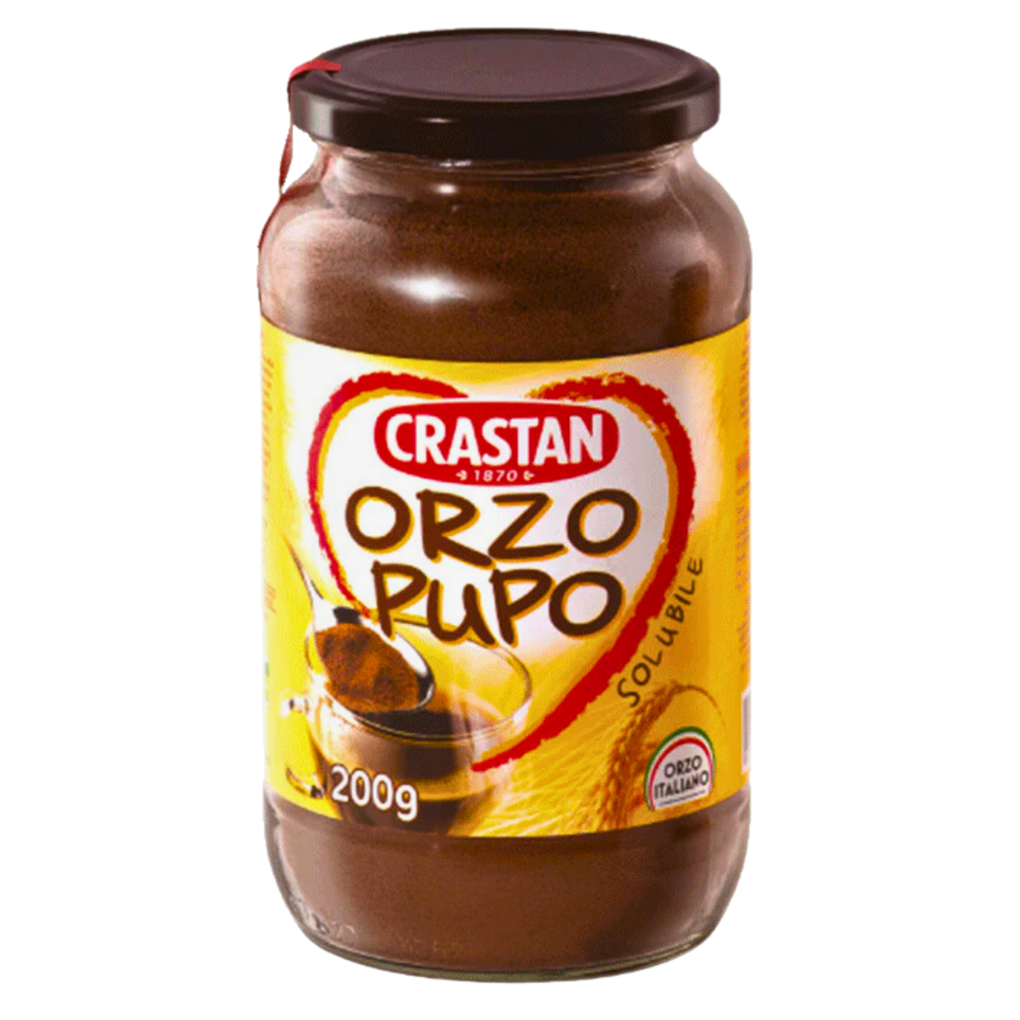 Crastan Orzo Pupo - Caffeine-free Instant Barley Drink 200g