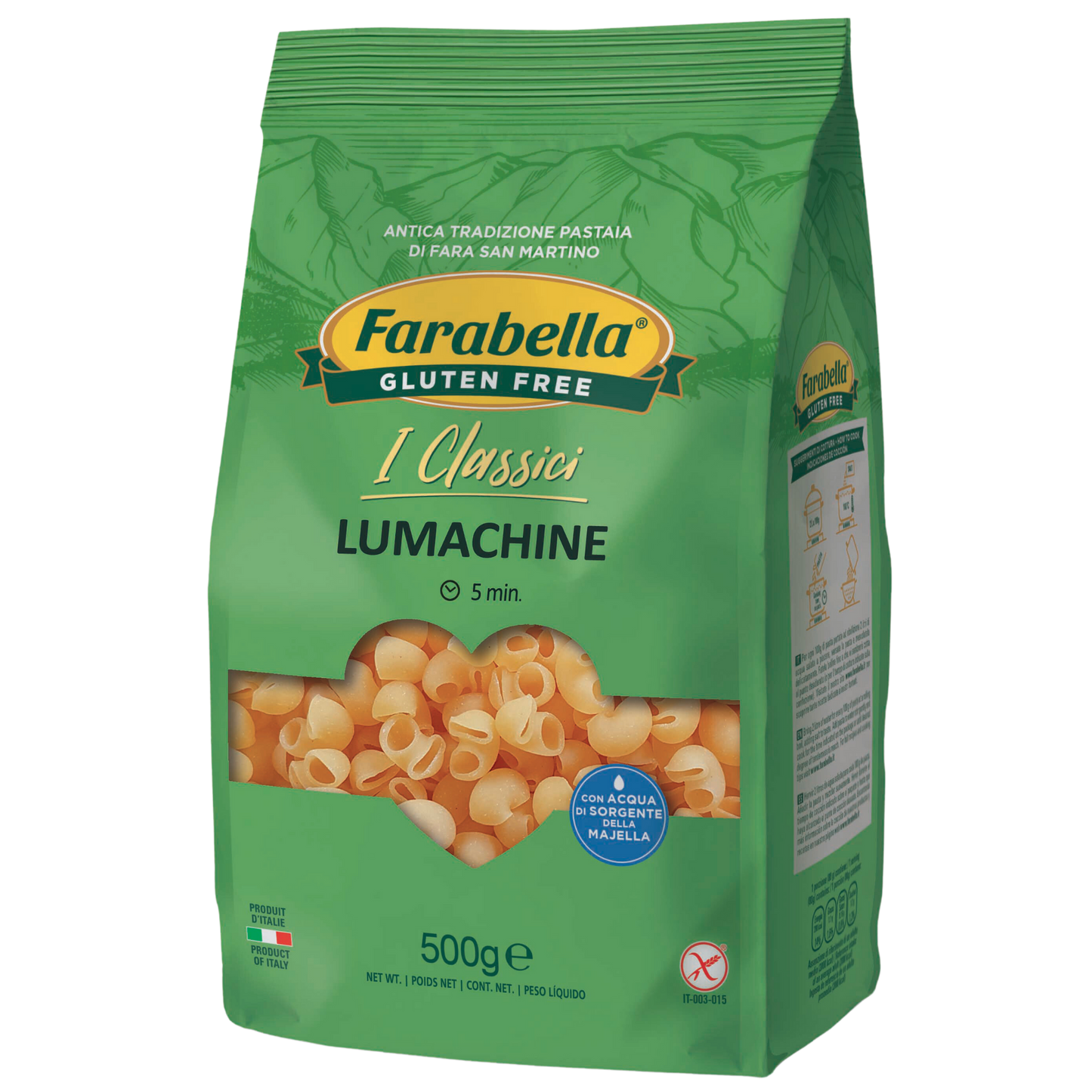 Farabella Gluten Free Lumachine 500g