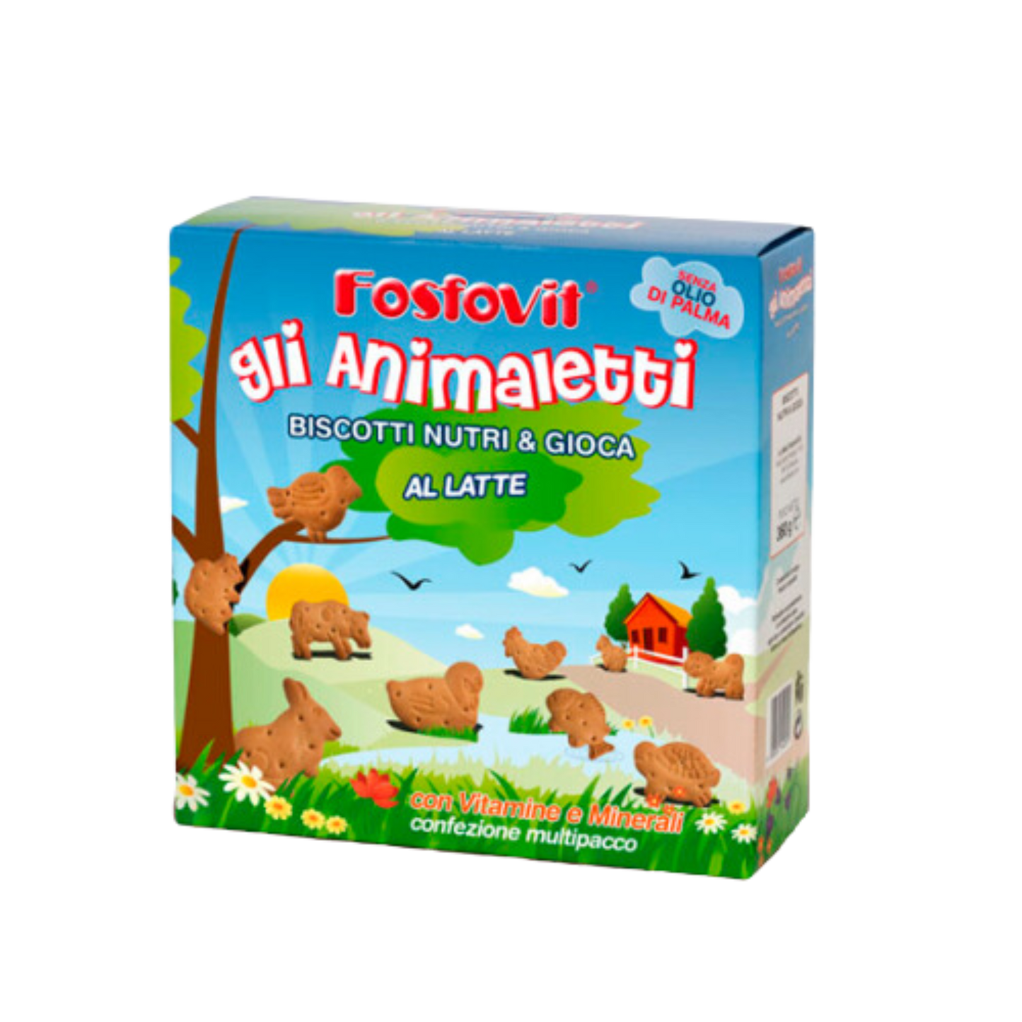 Fosfovit Gli Animaletti al Latte - Junior Animal Milk Biscuits 200g