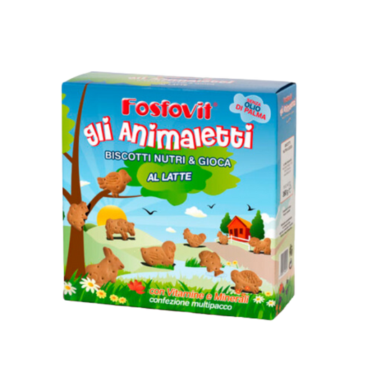 Fosfovit Gli Animaletti al Latte - Junior Animal Milk Biscuits 200g