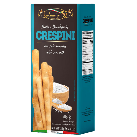 Laurieri Crespini Breadsticks Sea Salt 125g
