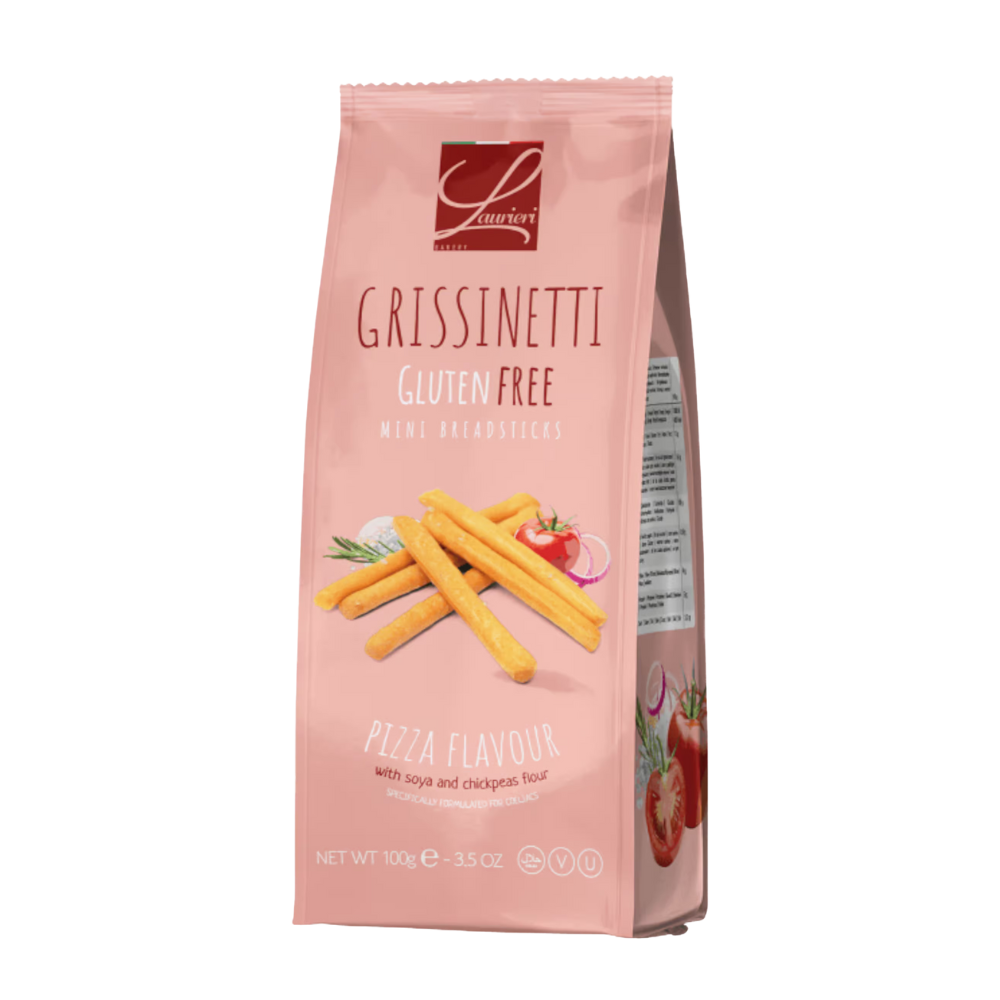 Laurieri Grissinetti Pizza Flavour Gluten Free 100g