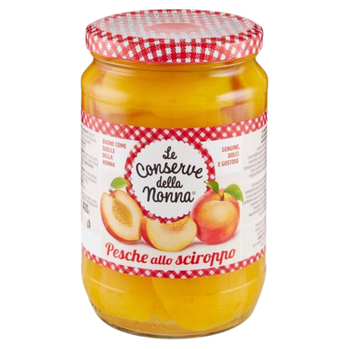 Le Conserve della Nonna Pesche allo Sciroppo - Peaches in Syrup 690g