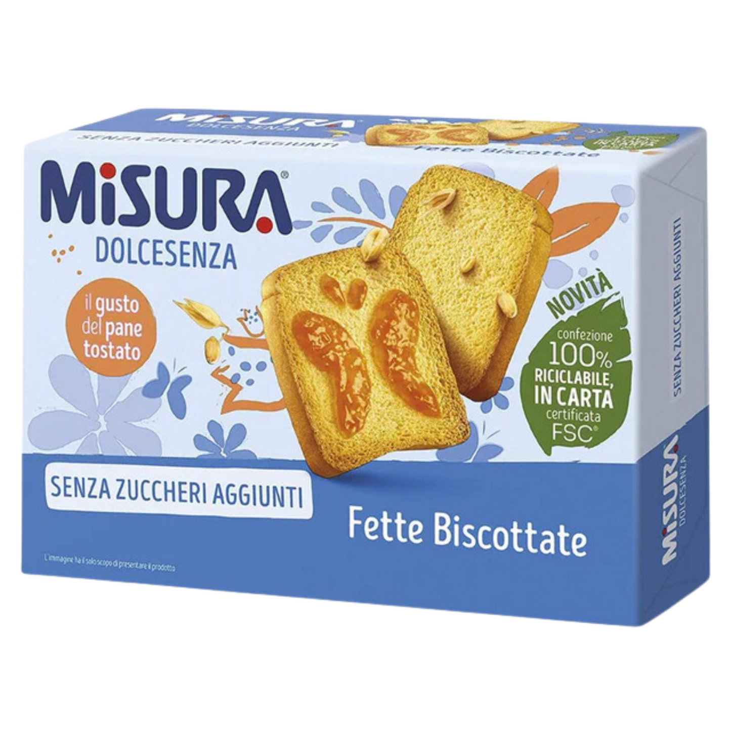 Misura Dolcesenza Rusks - No Added Sugar 320g