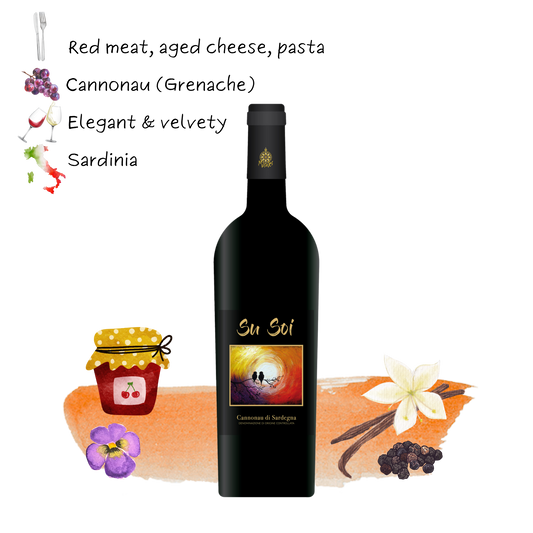 2022 Murales SU SOI Cannonau di Sardegna D.O.C. (Grenache)