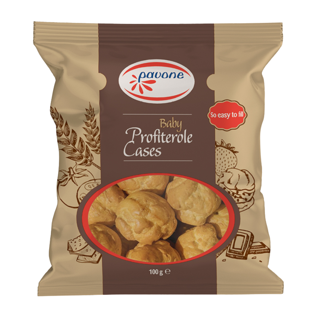 Pavone Small Profiterole Cases 100g