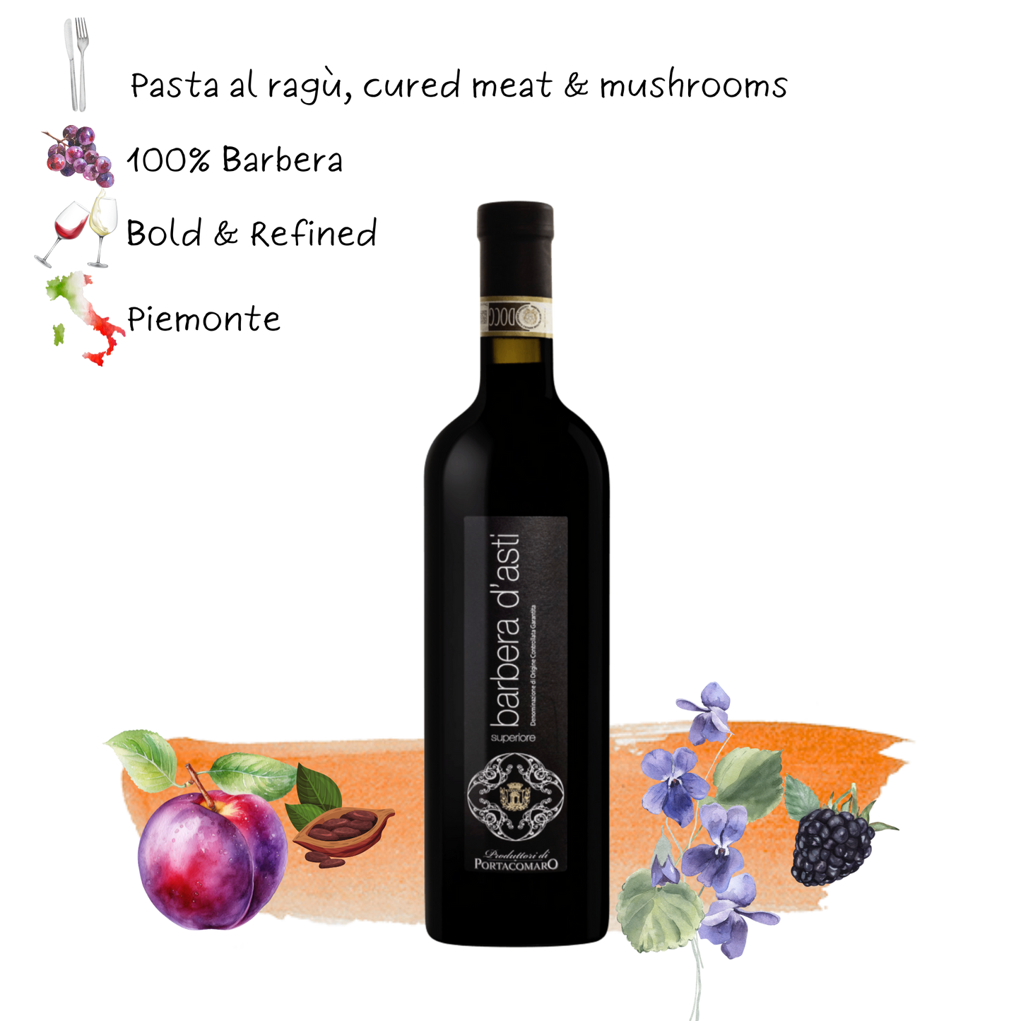 2021 Produttori di Portacomaro Barbera D'Asti D.O.C.G. Superiore