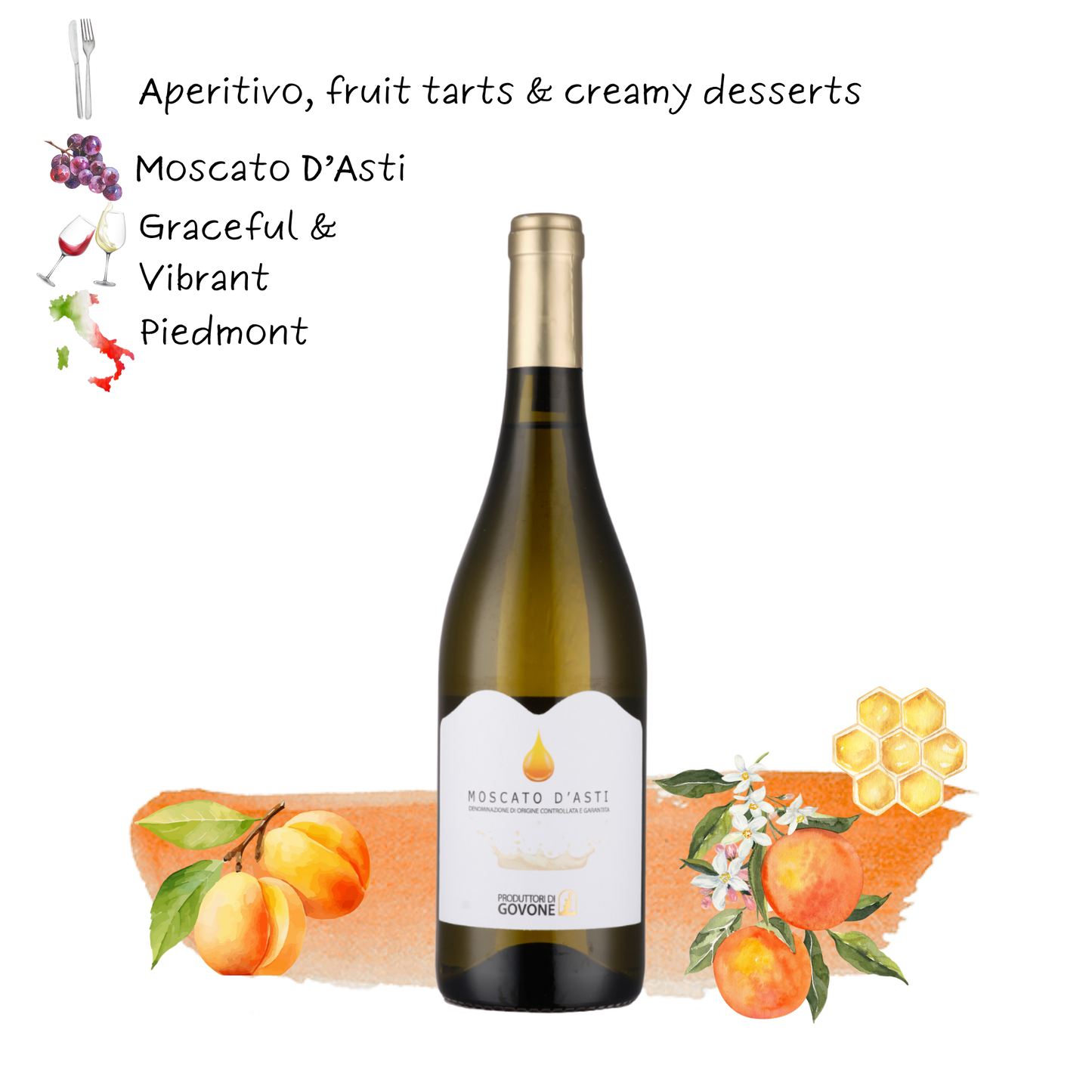 2024 Produttori di Govone Moscato D'Asti D.O.C.G.