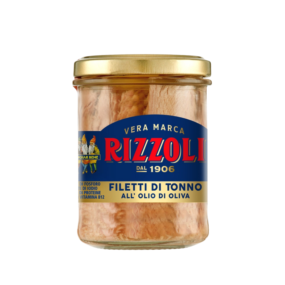 Rizzoli Tuna Fillets In Olive Oil Jar 200g