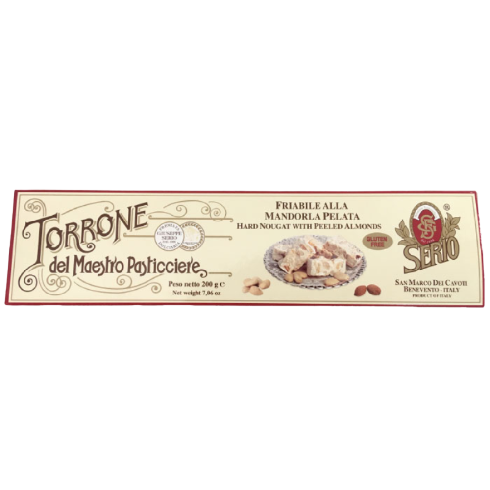 Serio Torrone Friabile - Hard Nougat 200g