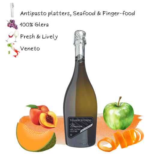 2023 Tolardo Prosecco Millesimato D.O.C. Treviso Extra Dry