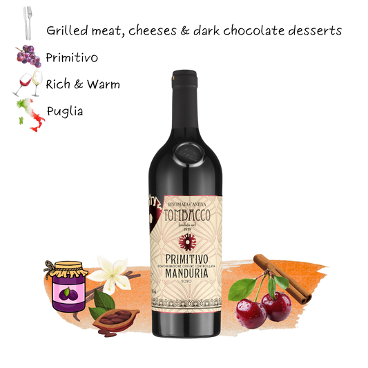 2023 Rinomata Tombacco Primitivo D.O.C. Manduria