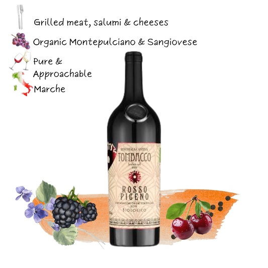 Rinomata Tombacco Rosso Piceno D.O.C. Organic
