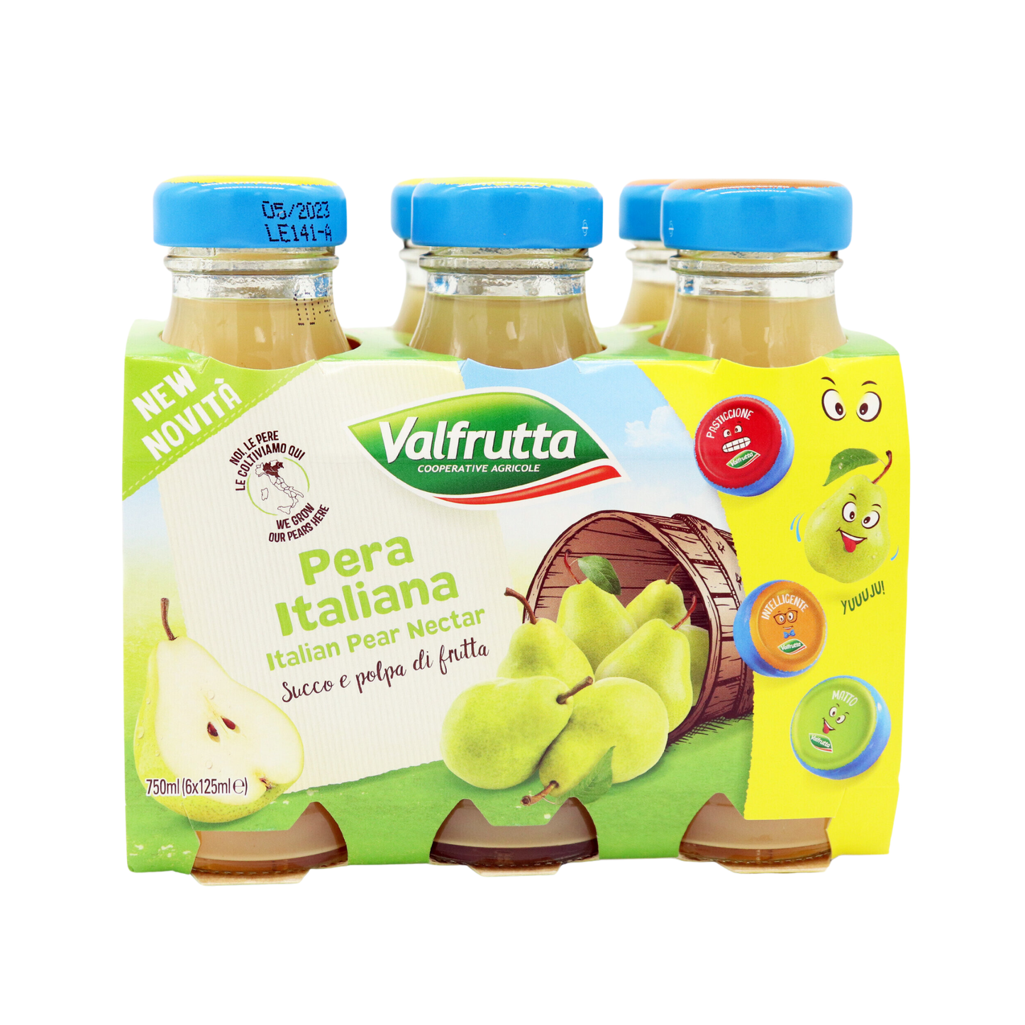 Valfrutta Pear Nectar 6x125ml