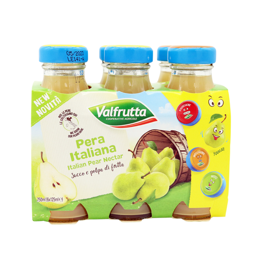Valfrutta Pear Nectar 6x125ml