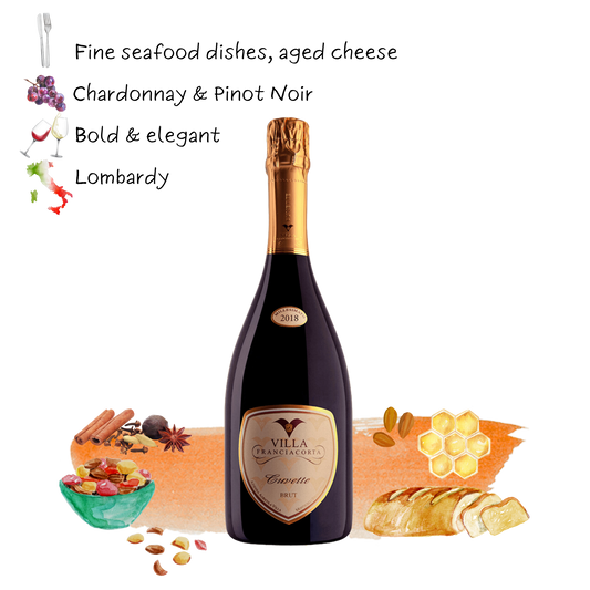 2018 Villa Franciacorta CUVETTE Franciacorta D.O.C.G. Brut Organic
