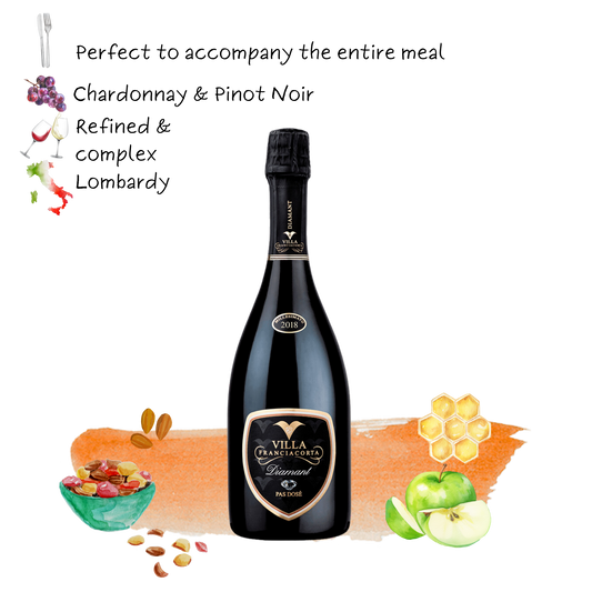 2018 Villa Franciacorta DIAMANT Franciacorta D.O.C.G. Brut Organic