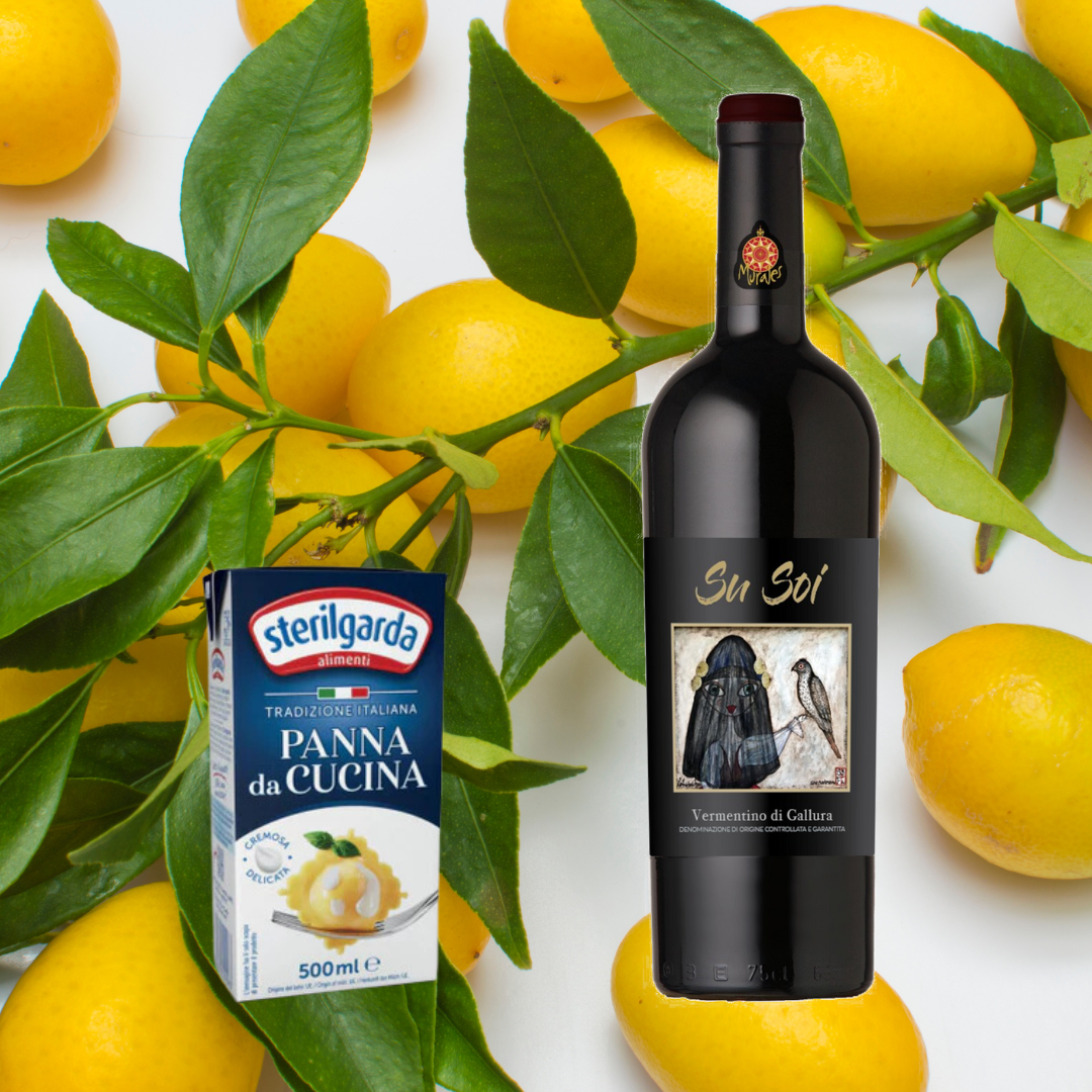 Savor the Mediterranean Delight: Chicken Lemon Scaloppine with Sardinian Vermentino