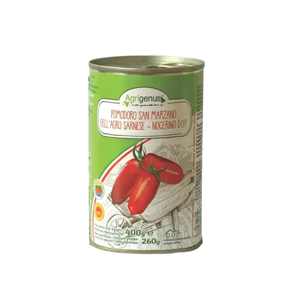 Agri Genus San Marzano Peeled Tomatoes DOP 400g