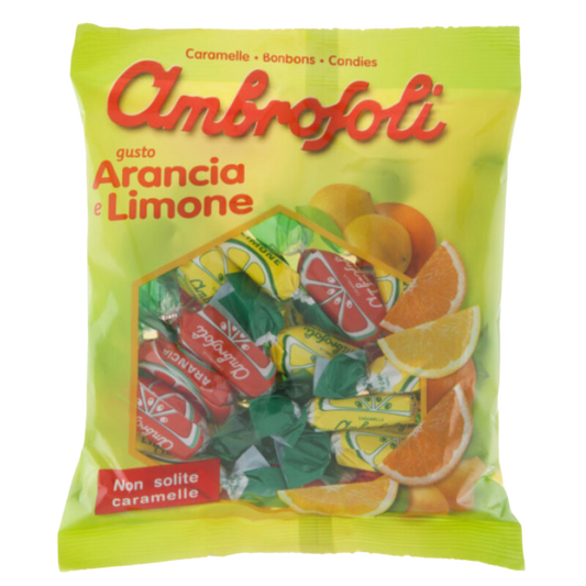 Ambrosoli Spicchi di Agrumi - Orange & Lemon Citrus Candies 150g