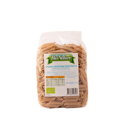 Bionature Wholemeal Organic Penne Rigate 500g
