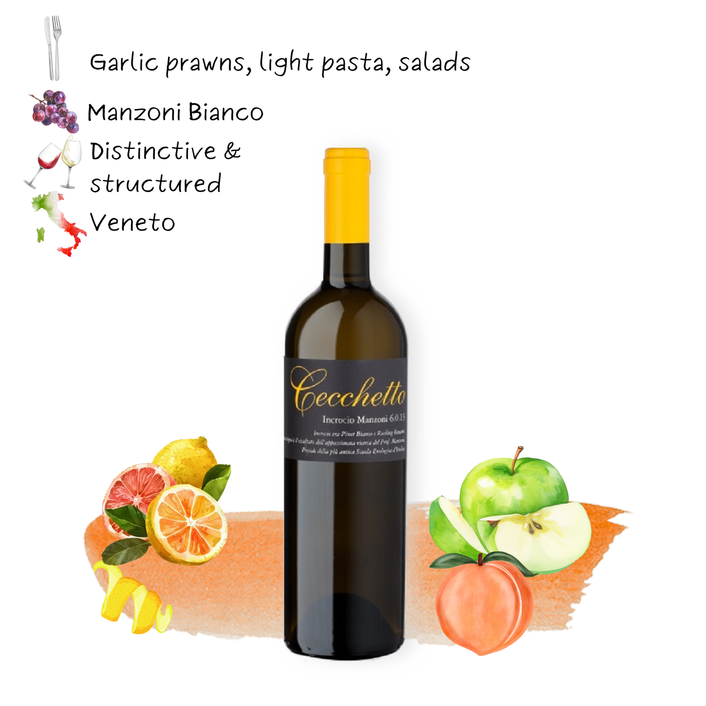 2021 Cecchetto Manzoni Bianco 6.0.13