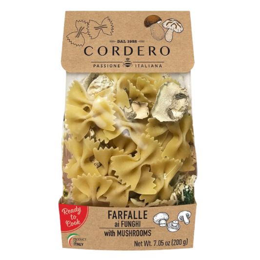 Cordero Farfalle with Mixed Mushroom 200g