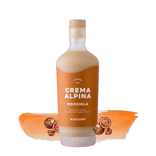 Distilleria Marzadro Crema Alpina Nocciola - Hazelnut Liqueur 700ml