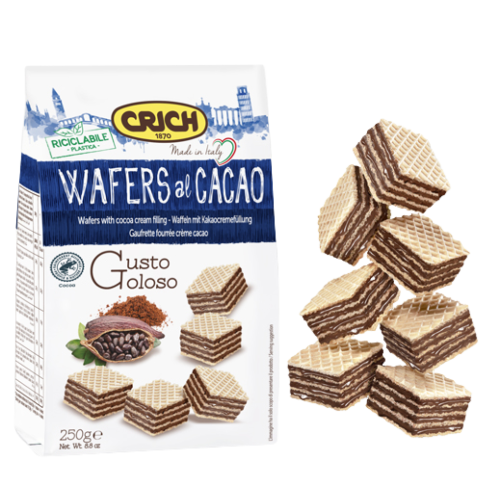 Crich Cocoa Wafers 250g