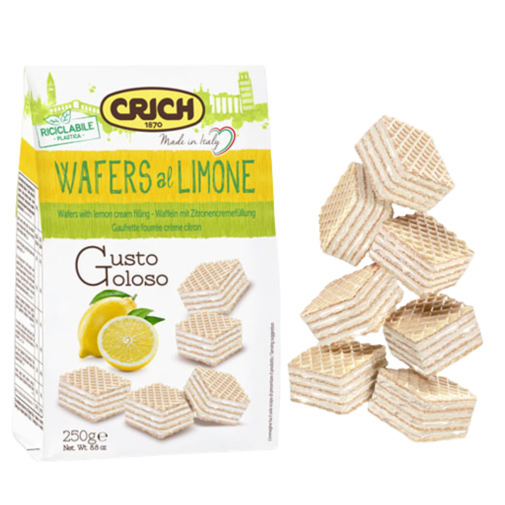 Crich Lemon Wafers 250g