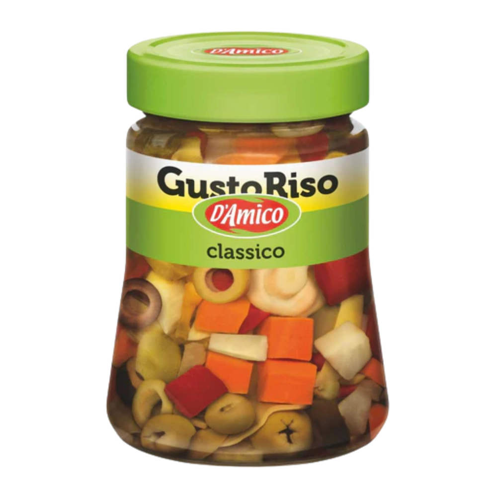 D’Amico Gustoriso Condiriso 290g | Italian Rice Salad Mix in Oil ...