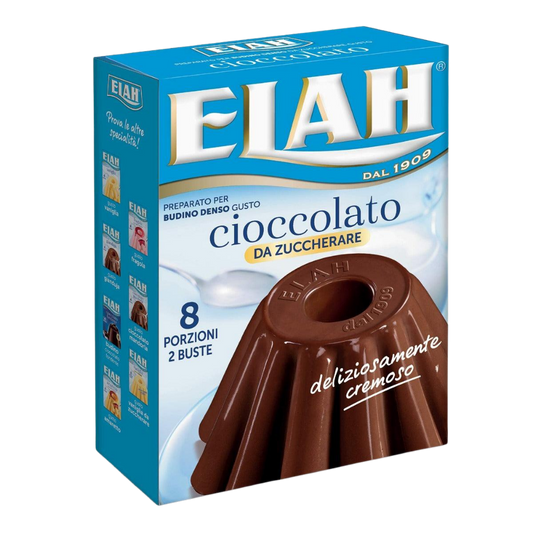 Elah Preparato per Budino Denso al Cioccolato Senza Zucchero 98g