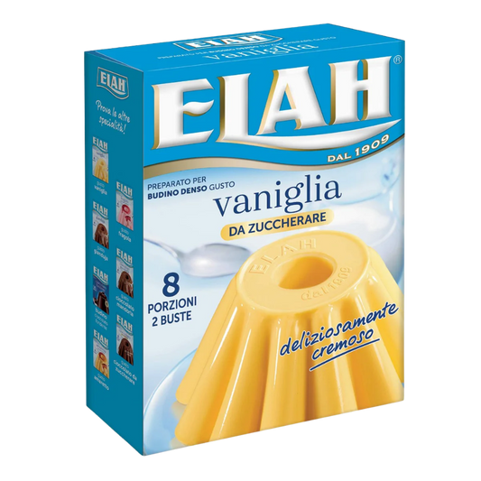 Elah Preparato per Budino Denso alla Vaniglia Senza Zucchero 88g