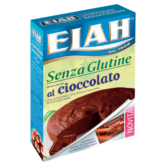 Elah Preparato per Torta al Cioccolato Senza Glutine 282g