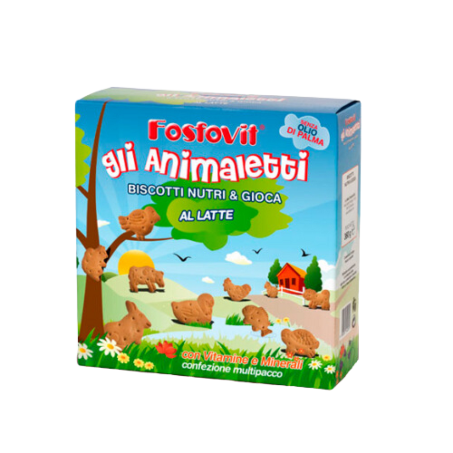 Gli Animaletti al Latte - Junior Animal Milk Biscuits 200g