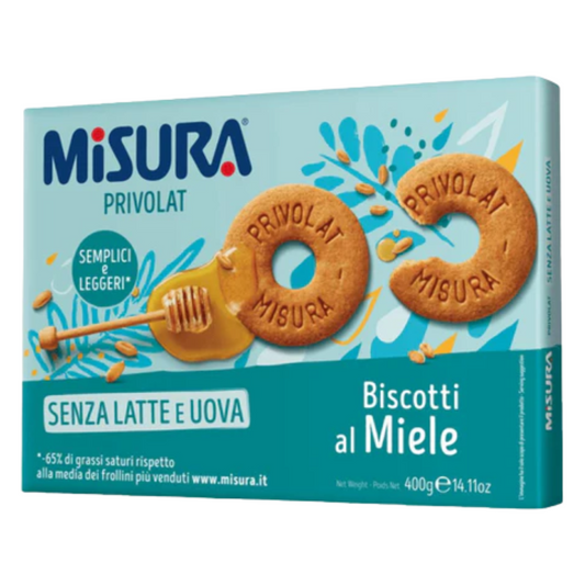 Misura Privolat Honey Biscuits - Dairy & Egg Free 400g
