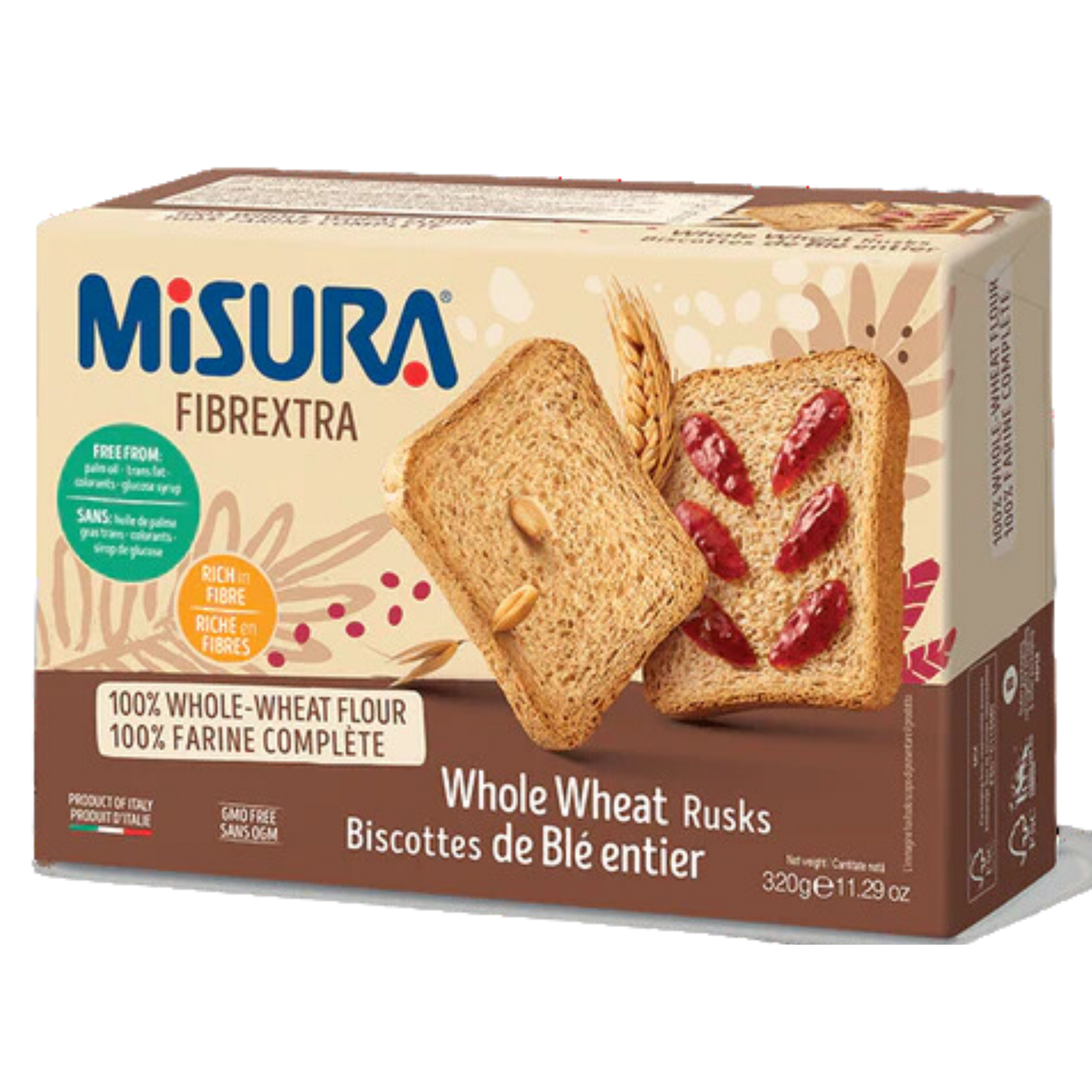 Whole Wheat Rusks 320g