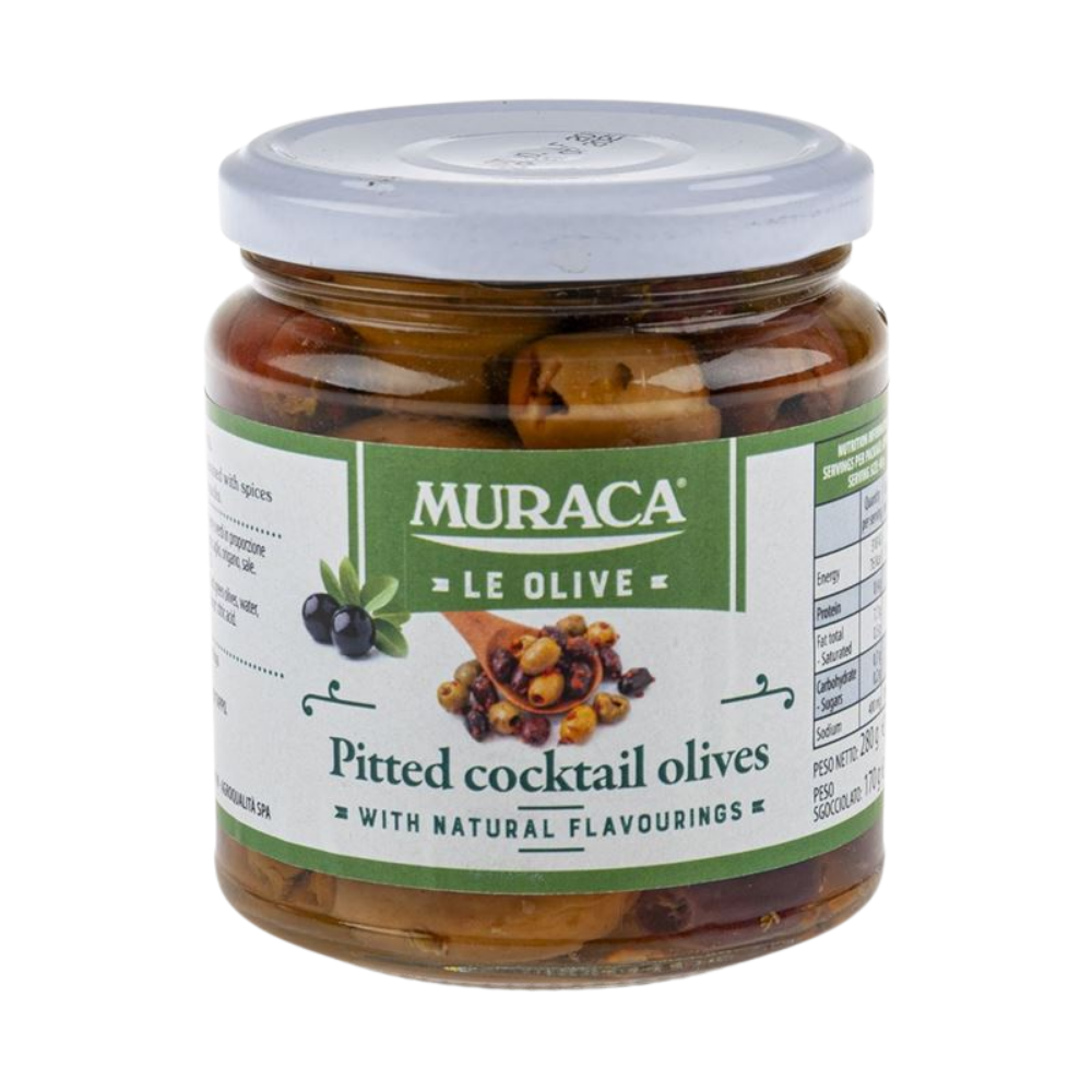 Muraca Pitted Cocktail Olives 280g