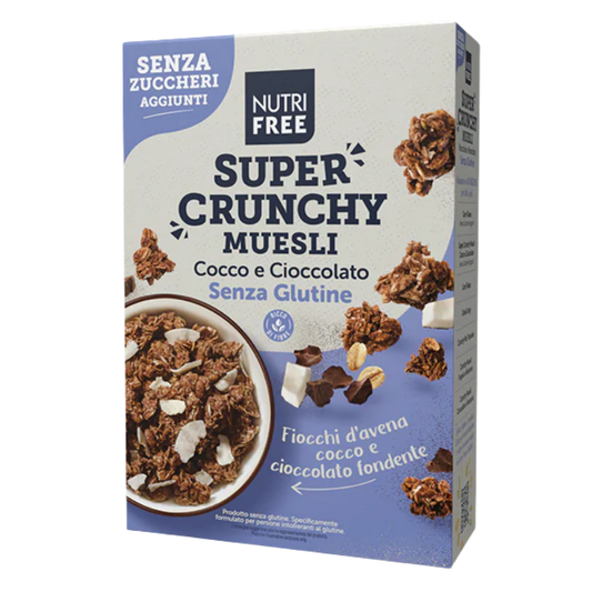 Nutrifree Super Crunchy Muesli Cocco e Cioccolato - Coconut & Chocolate 300g
