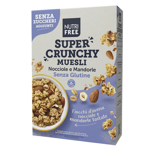 Nutrifree Super Crunchy Muesli Nocciole e Mandorle - Hazelnuts & Almonds 300g