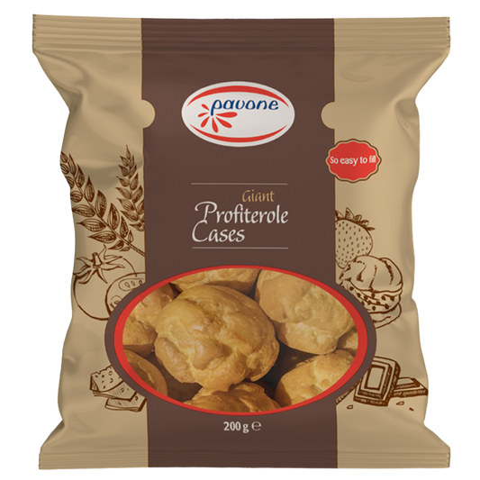 Pavone Giant Profiterole Cases 200g