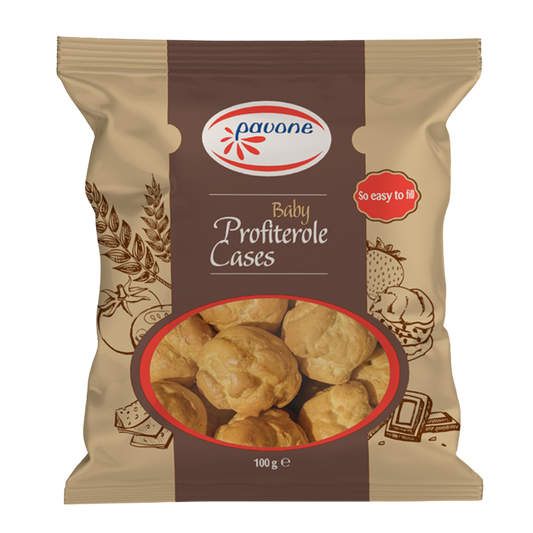 Pavone Small Profiterole Cases 100g